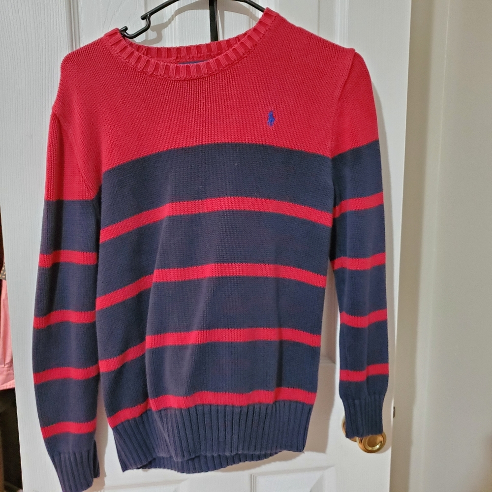 Polo Ralph Lauren knit striped mens sweater